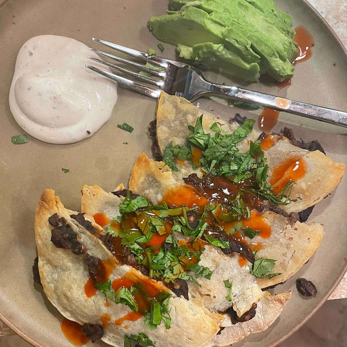 Crispy Black Bean Tacos