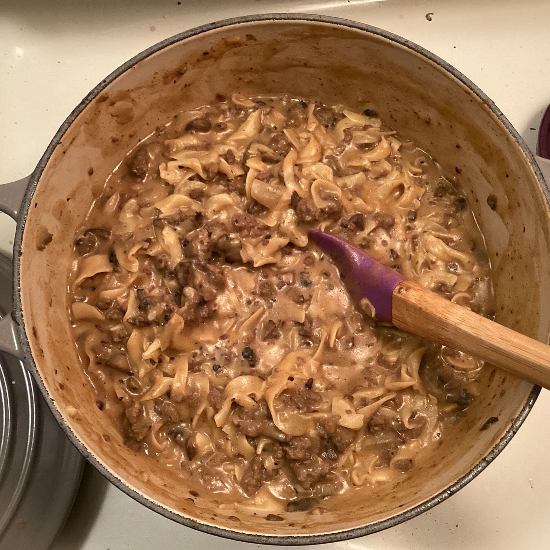 One-Pot Ground Beef Stroganoff Recipe by Tasty