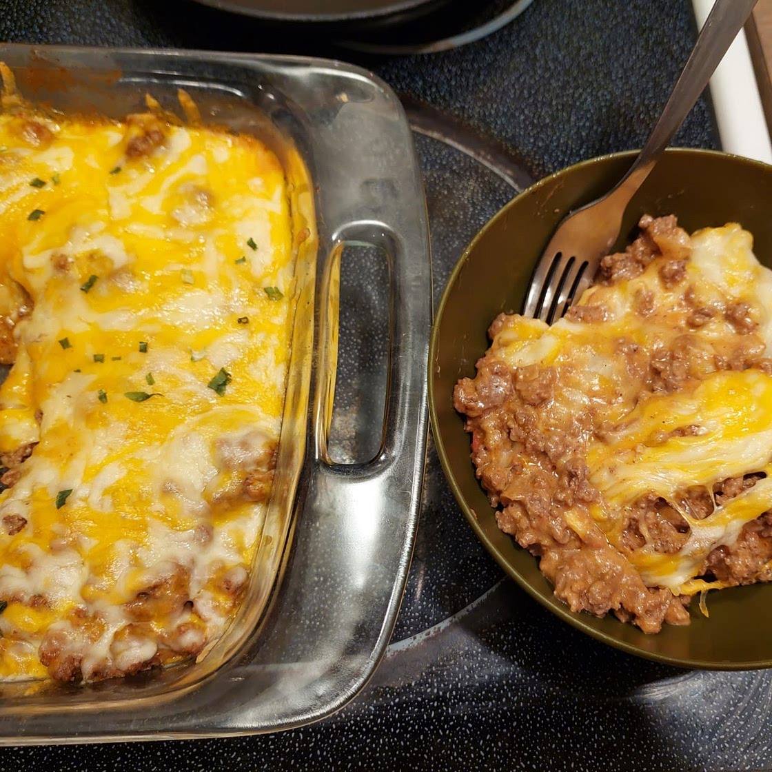 Keto Cheeseburger Casserole