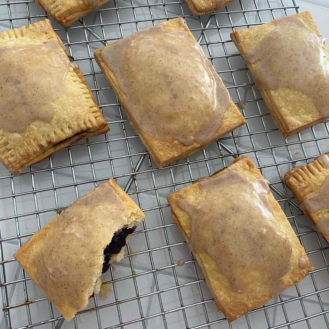 Blueberry Coconut and Brown Sugar Pop Tarts