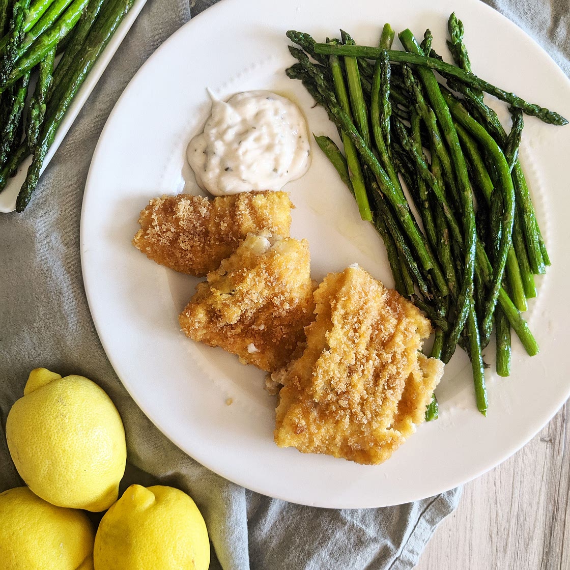 Keto Air Fryer Breaded Cod
