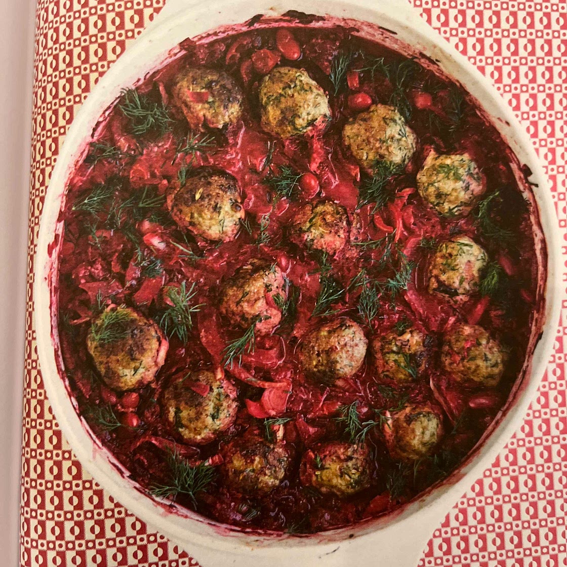 SCANDINAVIAN MEATBALLS  WITH FENNEL, BEETROOT & DILL