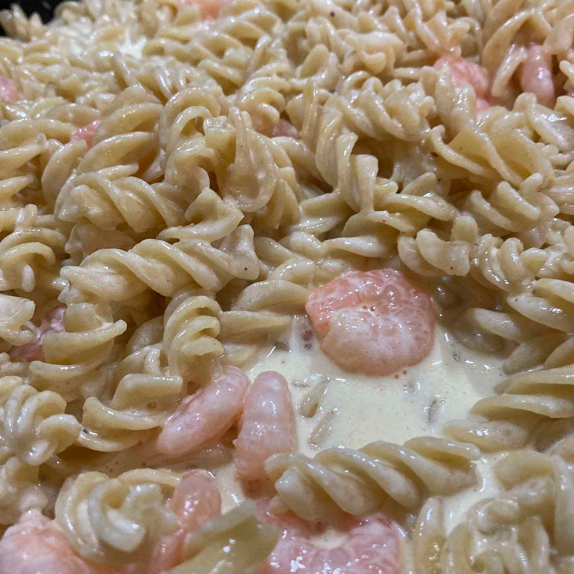 Creamy Prawn Alfredo