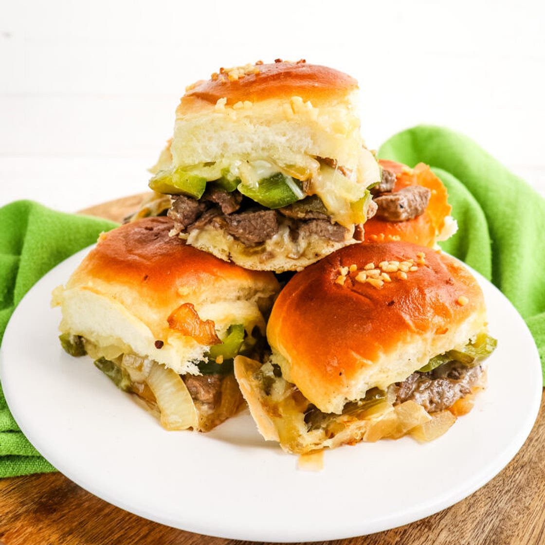 Philly Cheesesteak Sliders
