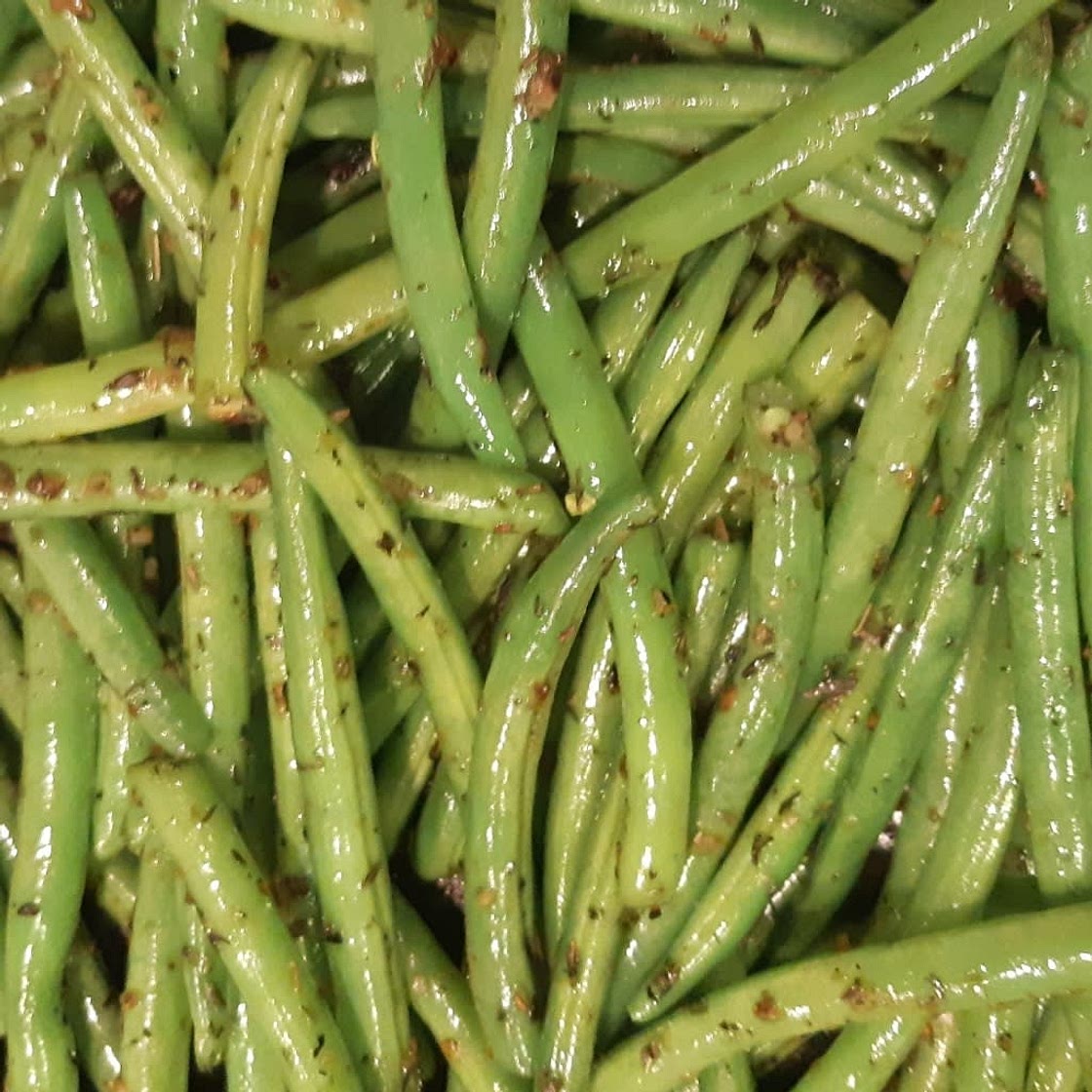 Roasted Garlic Green Beans