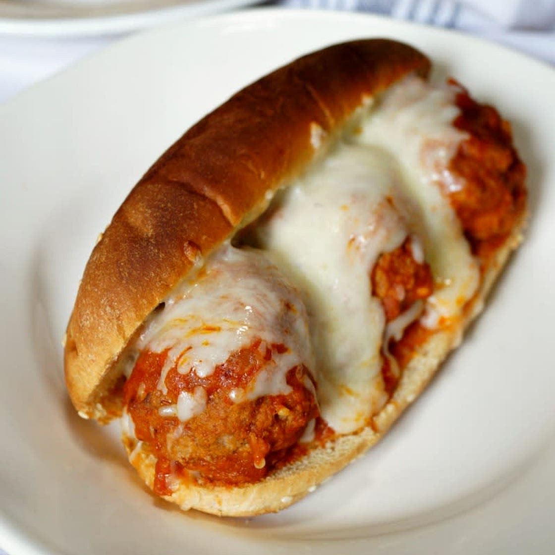 Cheesy Meatball Subs