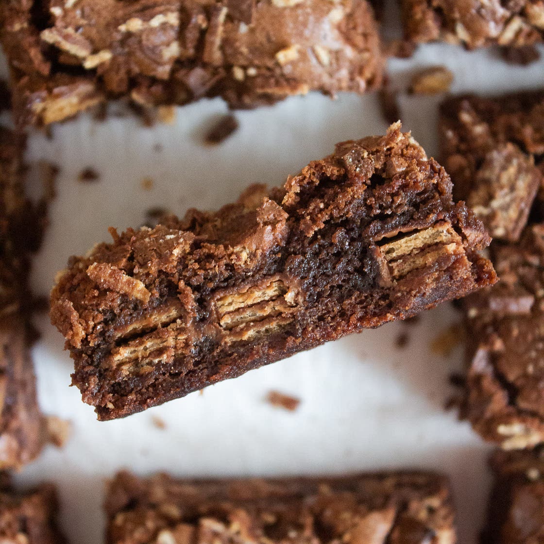 Kit Kat Brownies