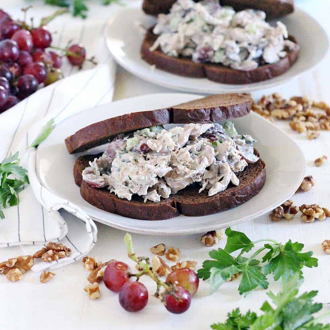 Chicken Salad with Grapes and Walnuts