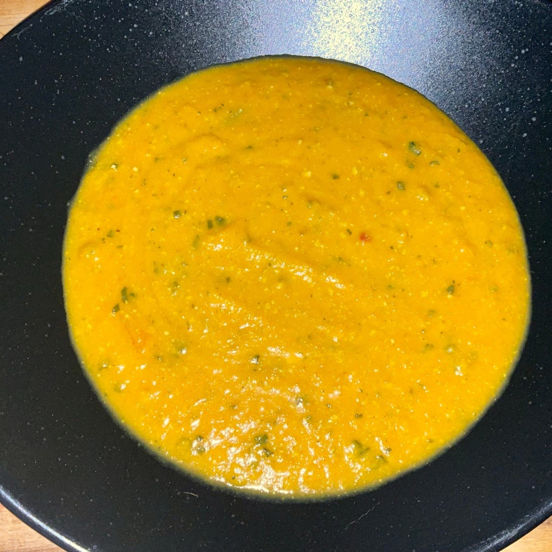 Cumin, Carrot, Ginger and Cashew Nut Soup