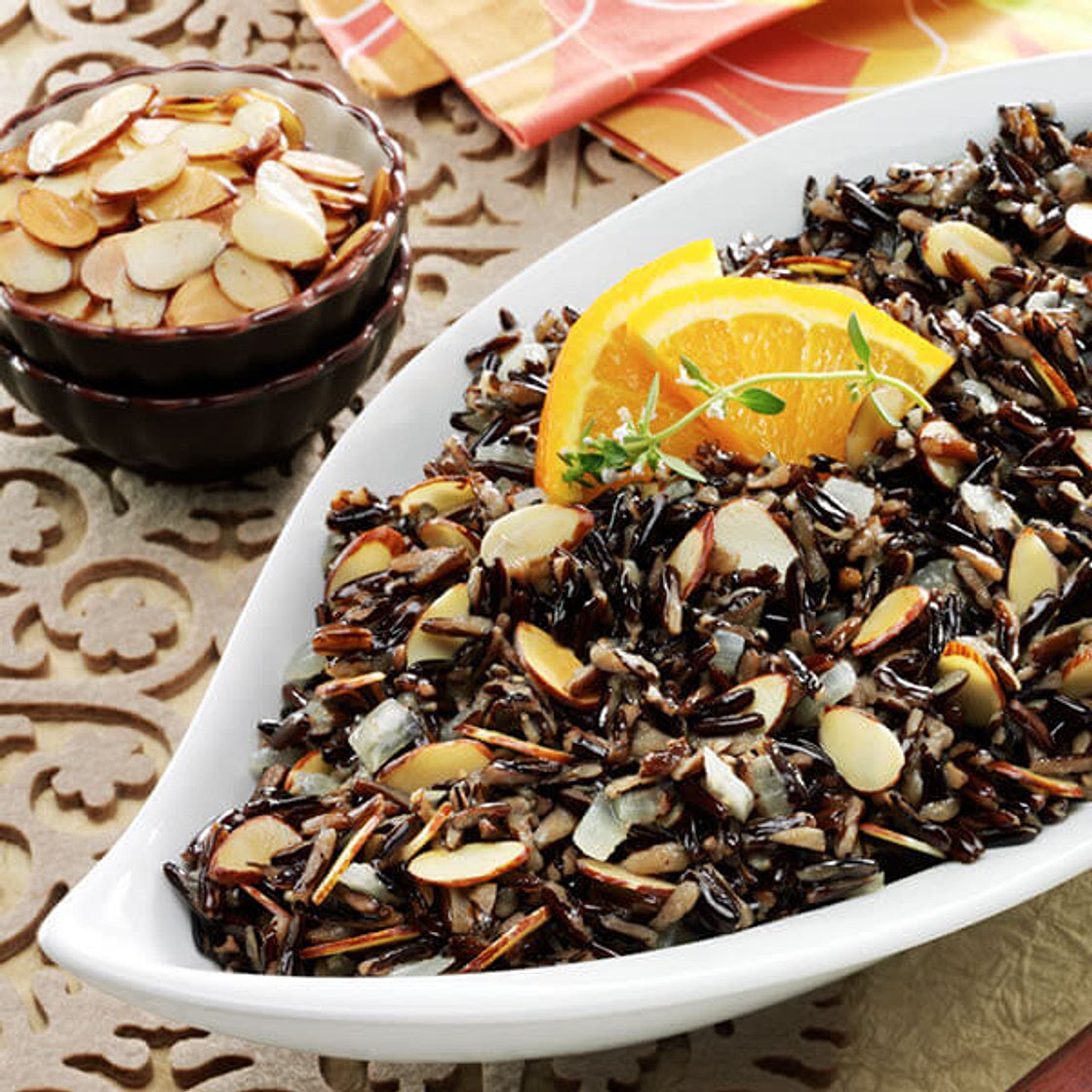 Wild Rice And Toasted Almond Pilaf