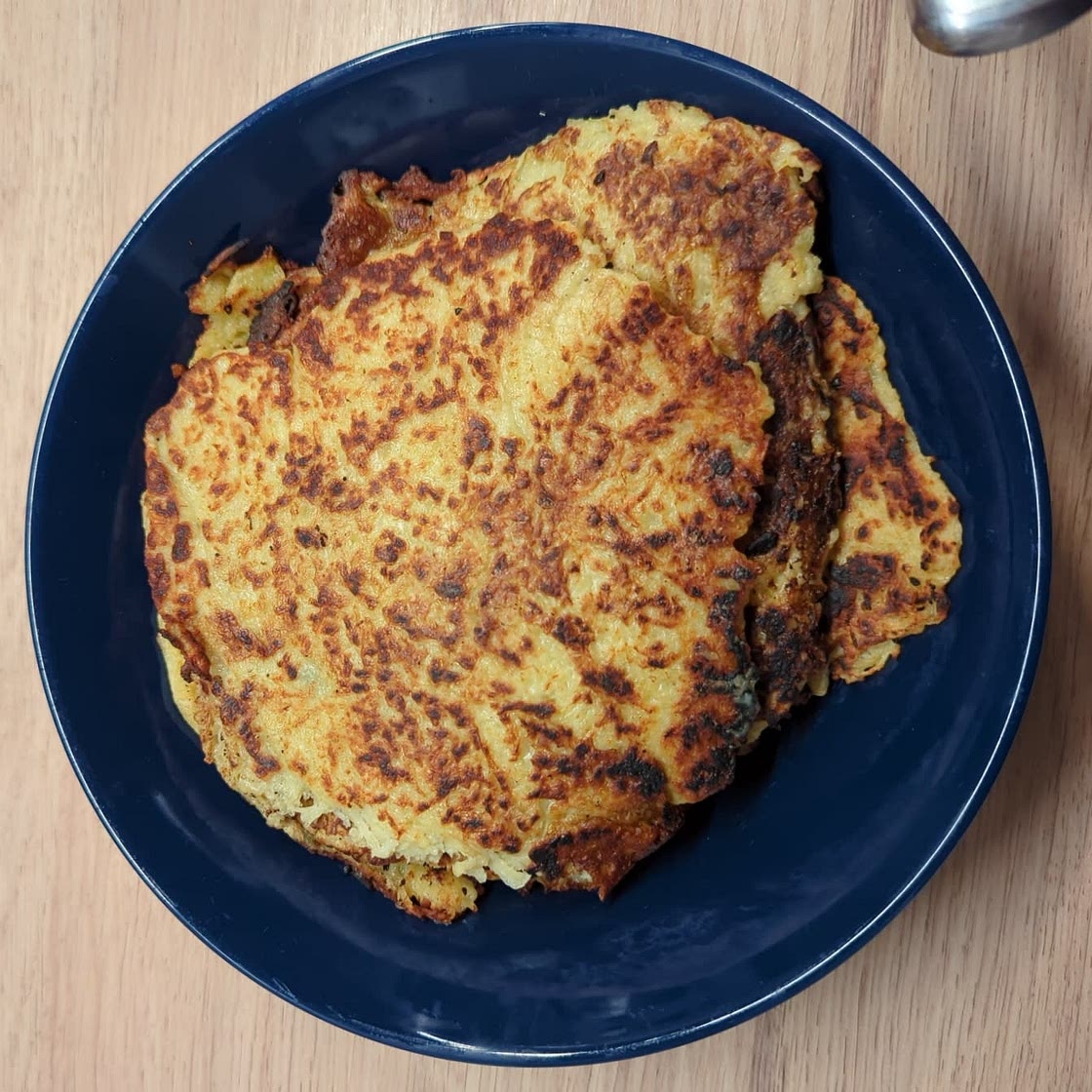 Thin German Potato Pancakes (Kartoffelpuffer)
