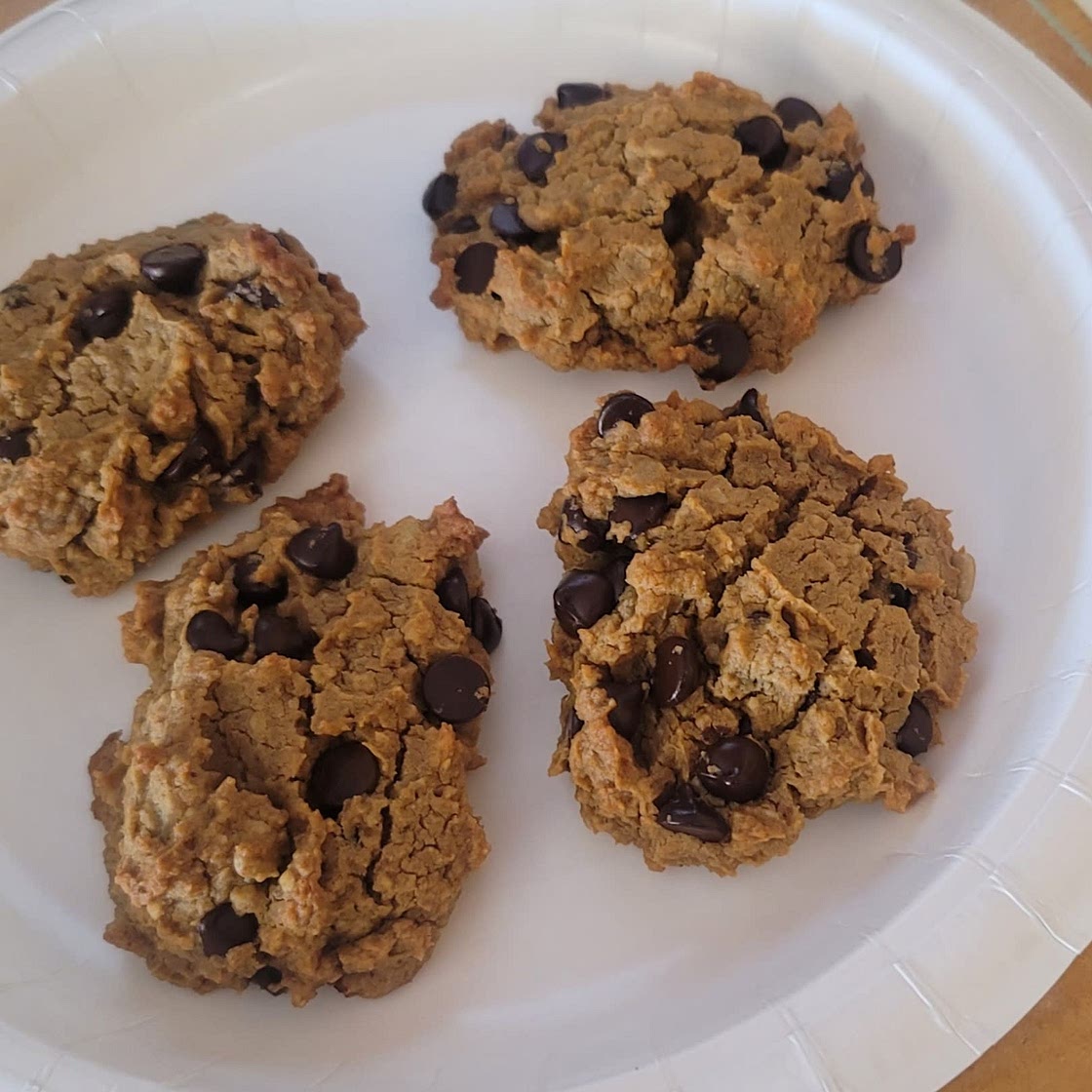 Healthy Chocolate Chip Chickpea Cookies