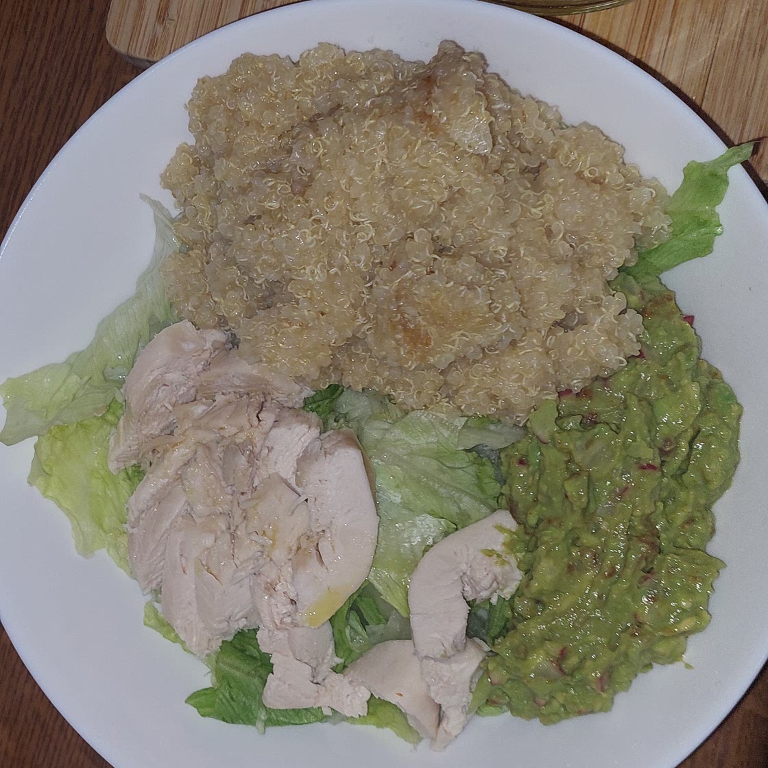Hühnchen Avocado Paste mit Quinoa (S20)