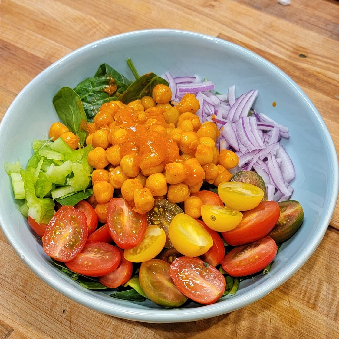 Buffalo Chickpea Salad