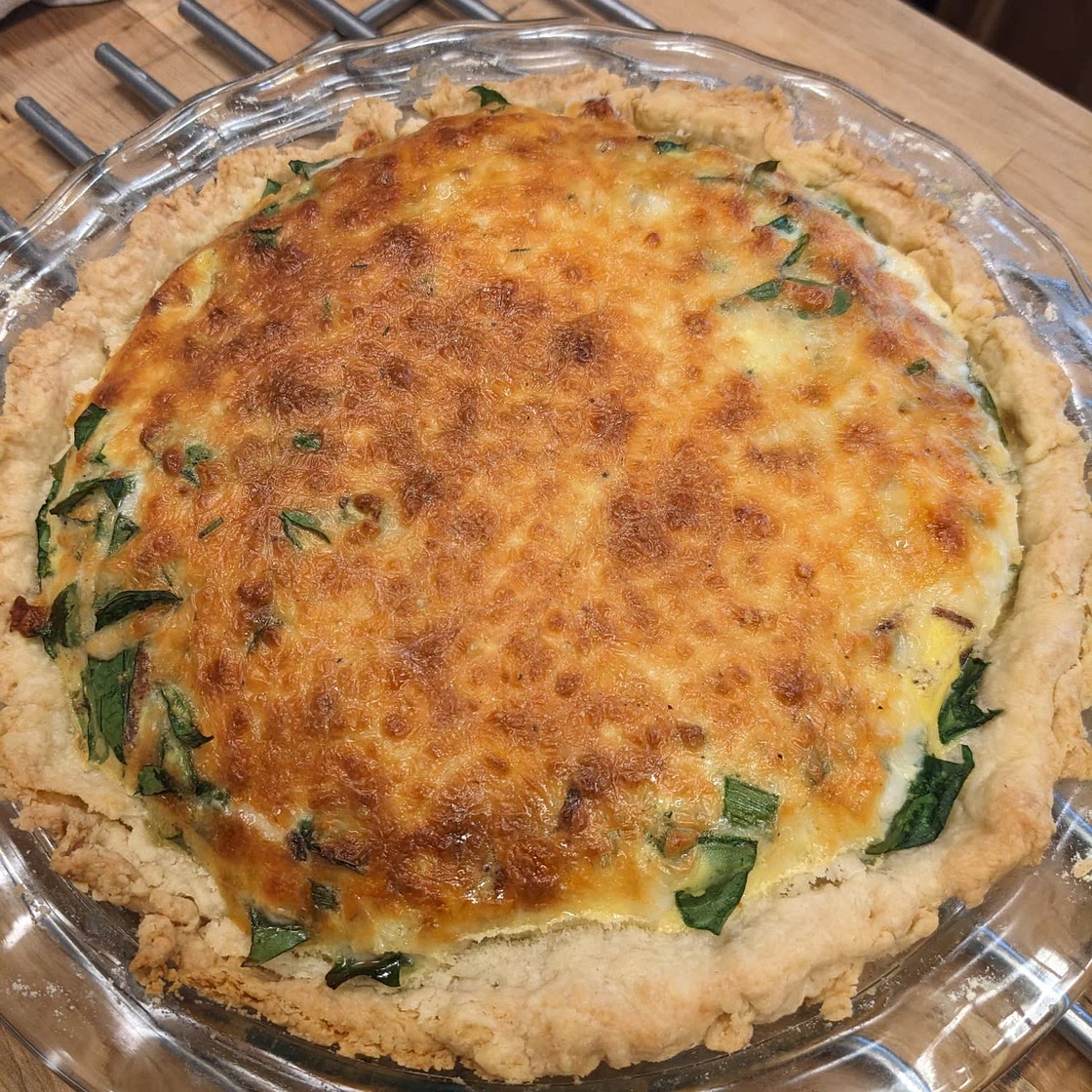 Bacon Spinach Quiche
