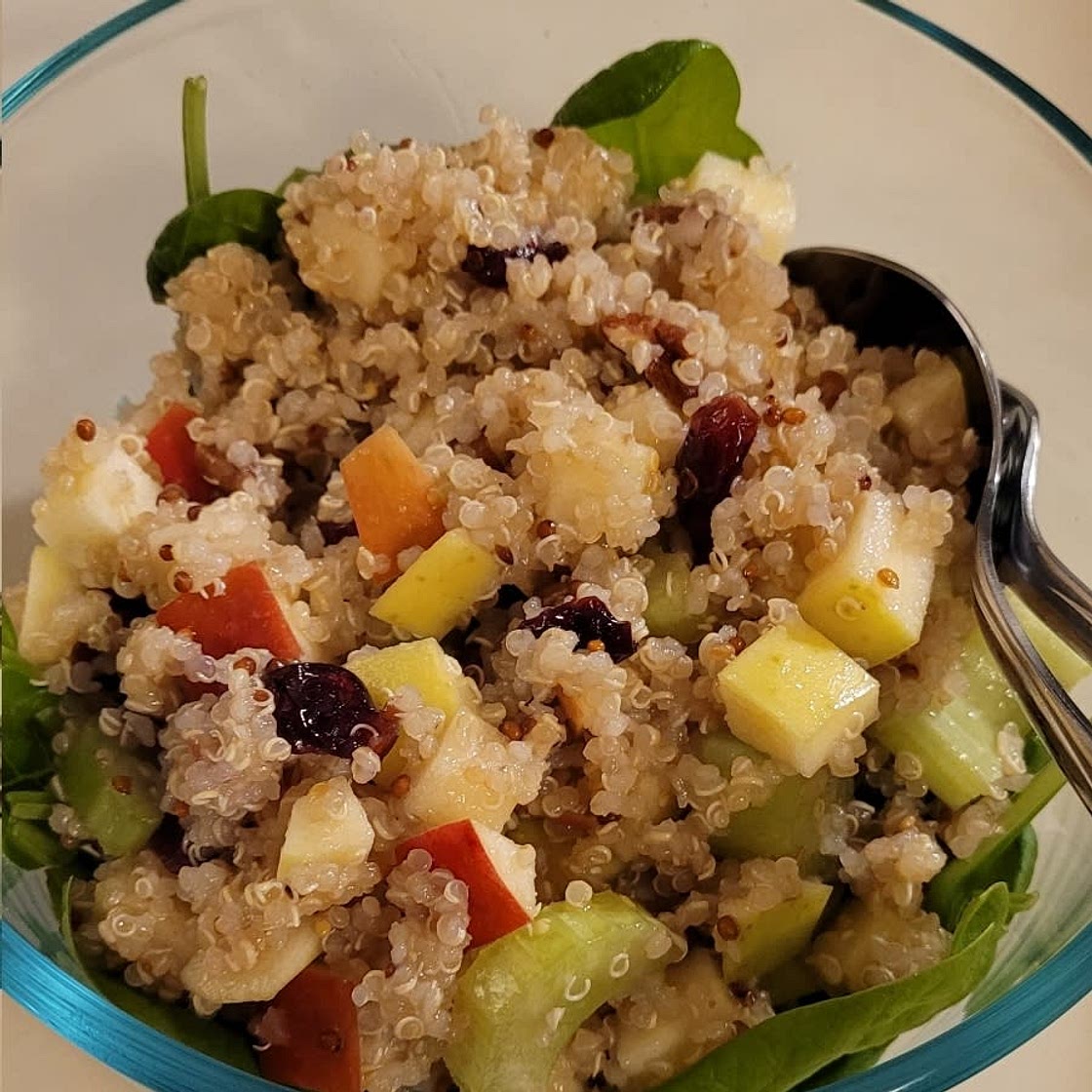 Cranberry Apple Quinoa Salad