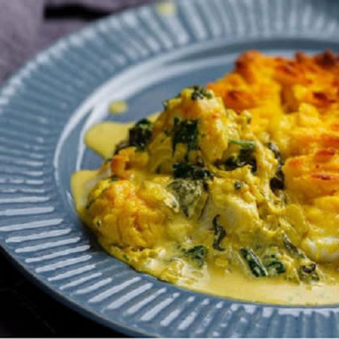 Saffron fish pie by Ravinder Bhogal – recipe