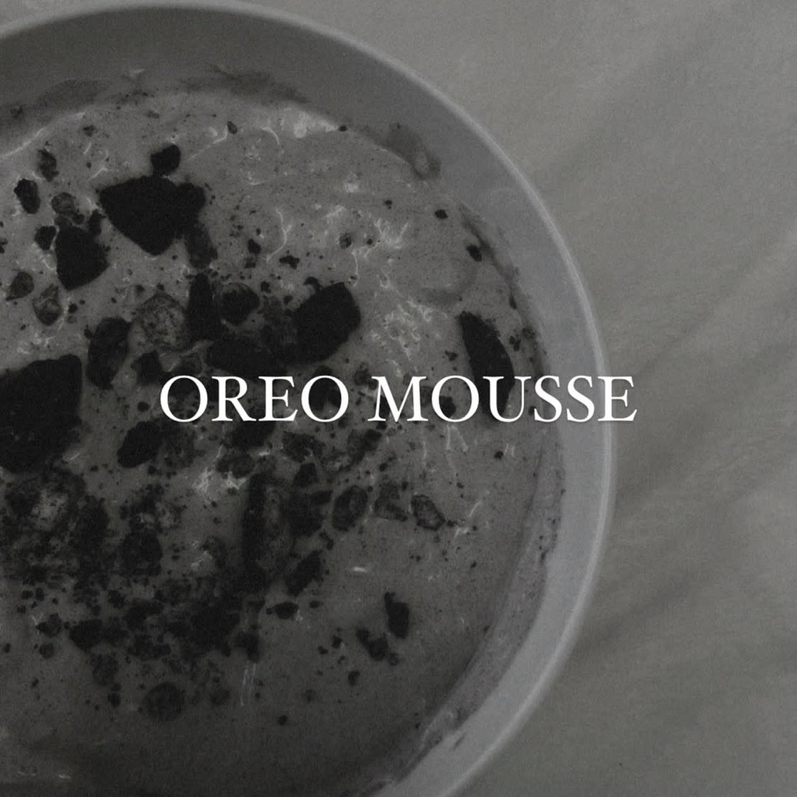 Oreo mousse