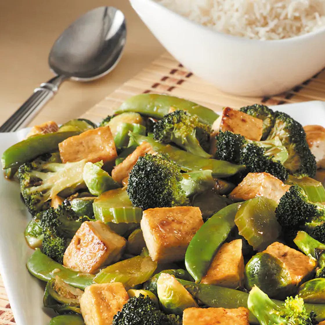Vegetable Stir-Fry with Tofu or Chicken