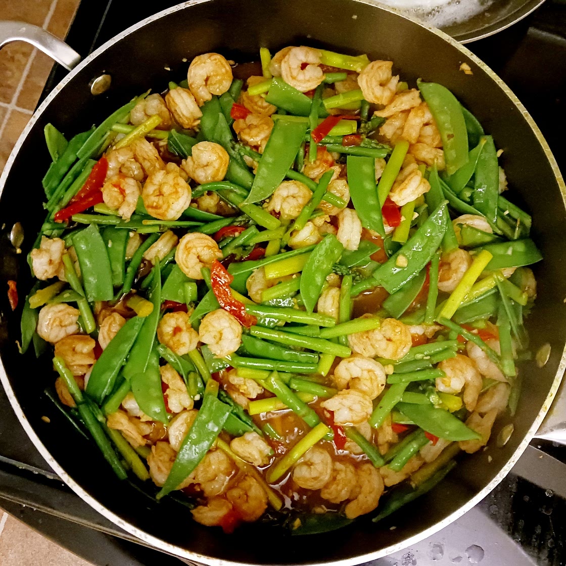 Garlic Shrimp Stir Fry