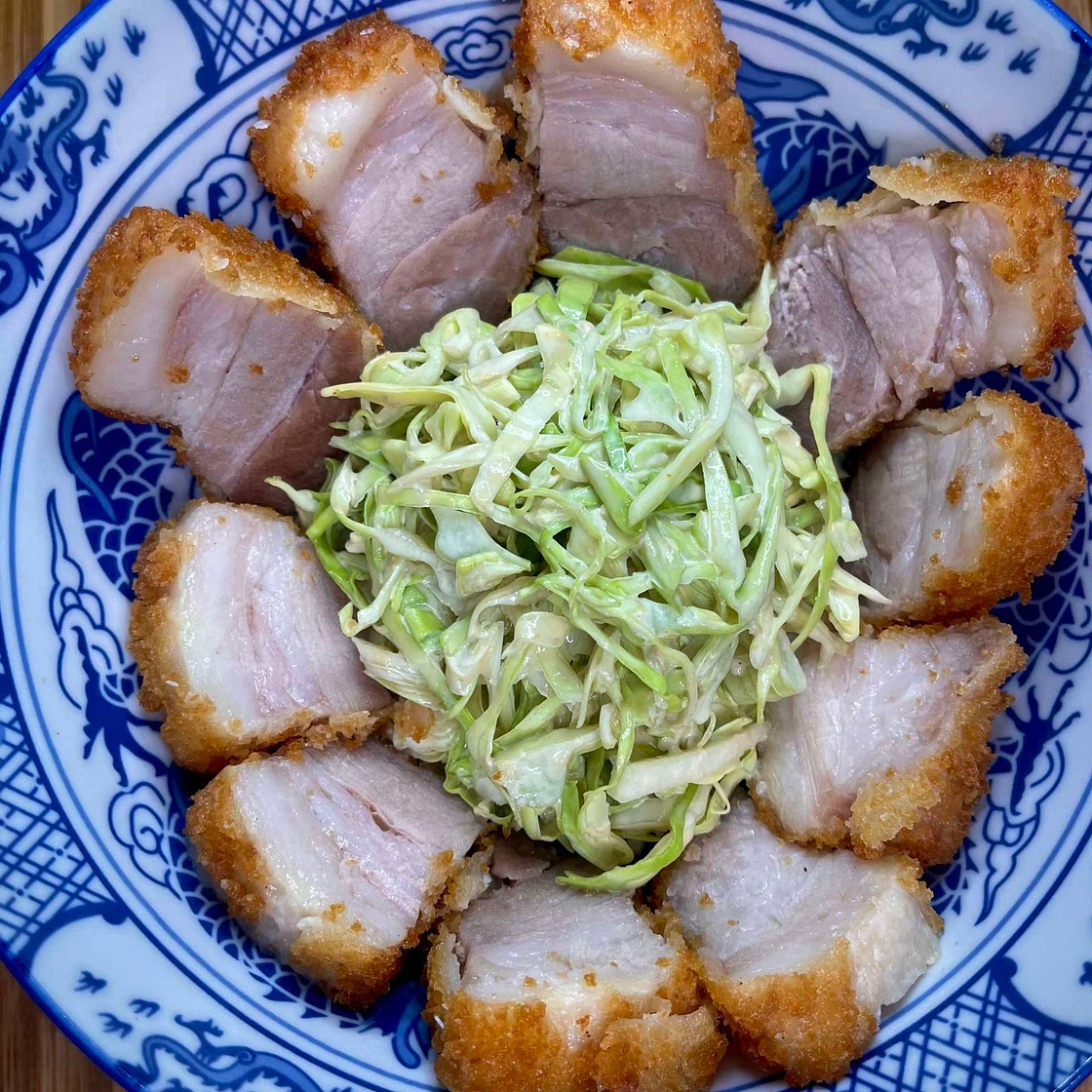 Easy Pork Belly Tonkatsu 