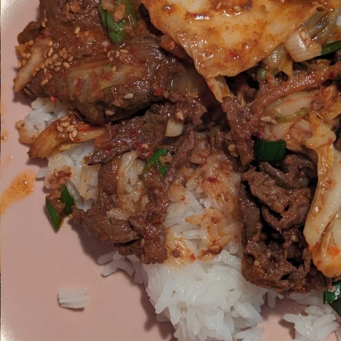 Paleo Kimchi Beef Stir-Fry (Whole30, Keto)