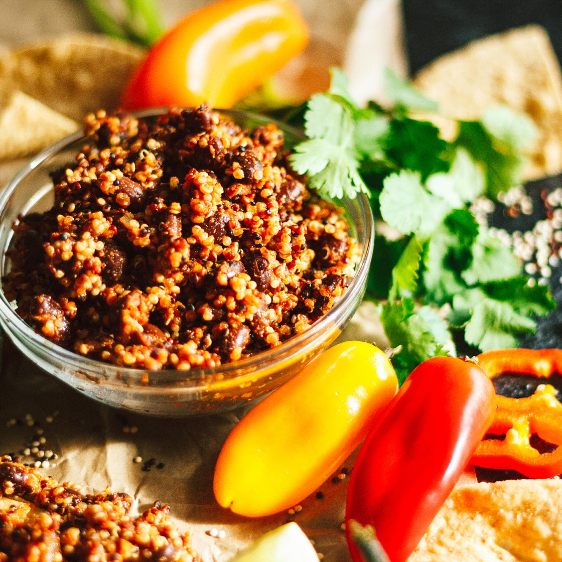 Quinoa Black Bean Taco Meat