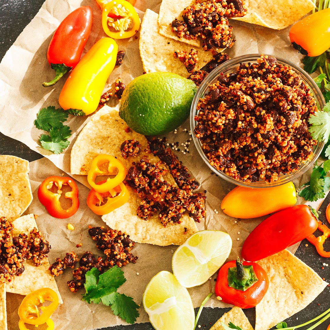 Quinoa Black Bean Taco Meat