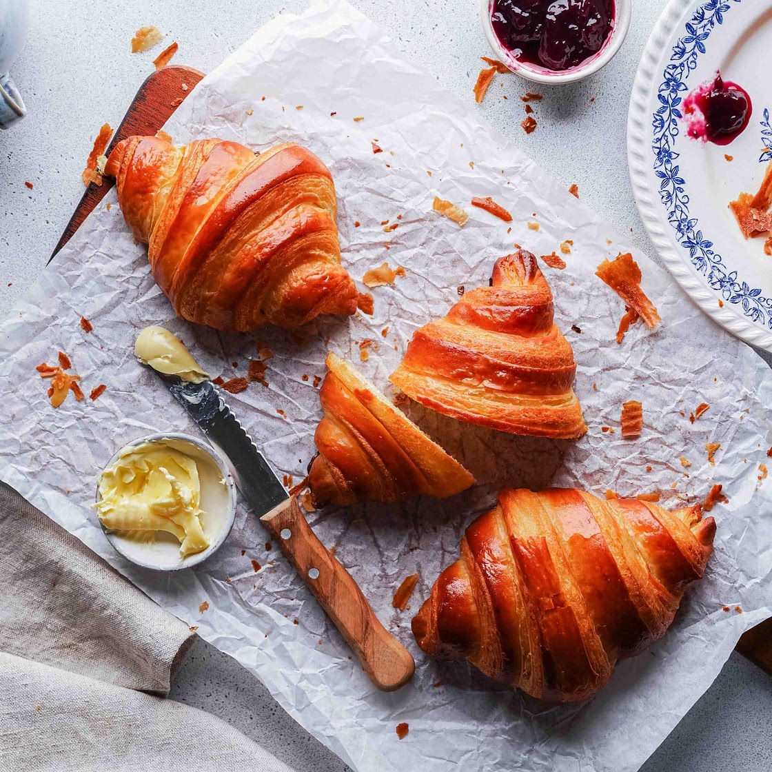 Croissants (französisches Rezept)