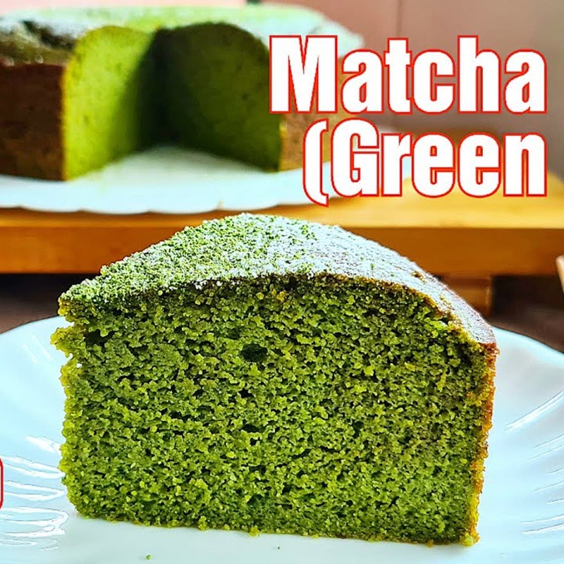 KETO MATCHA (GREEN TEA) CAKE