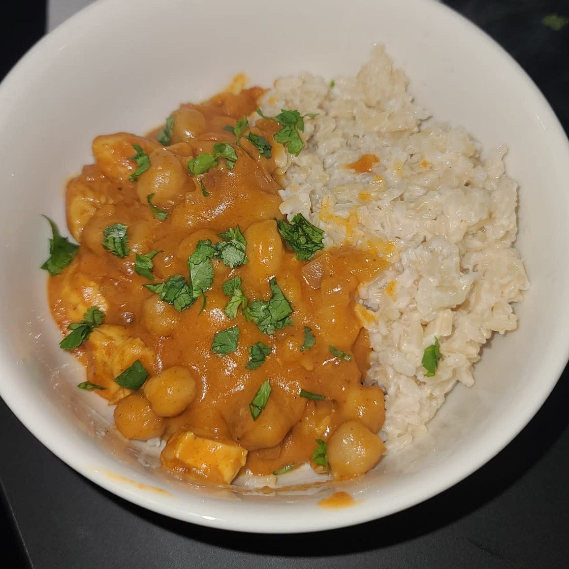Creamy Chickpea Chicken Curry