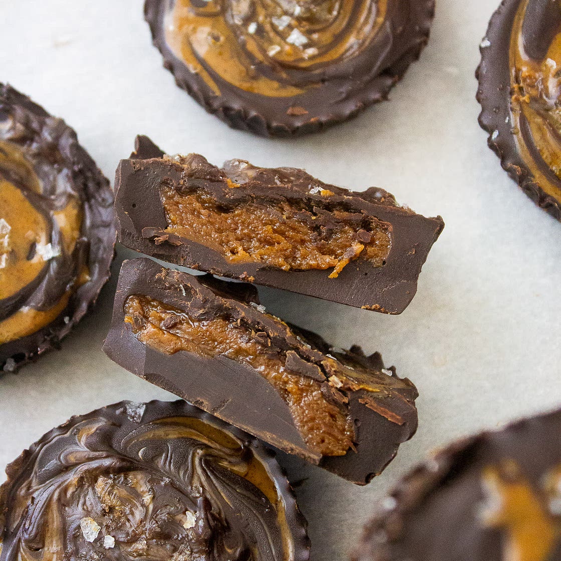 5 ingredient Chocolate Almond Butter Cups