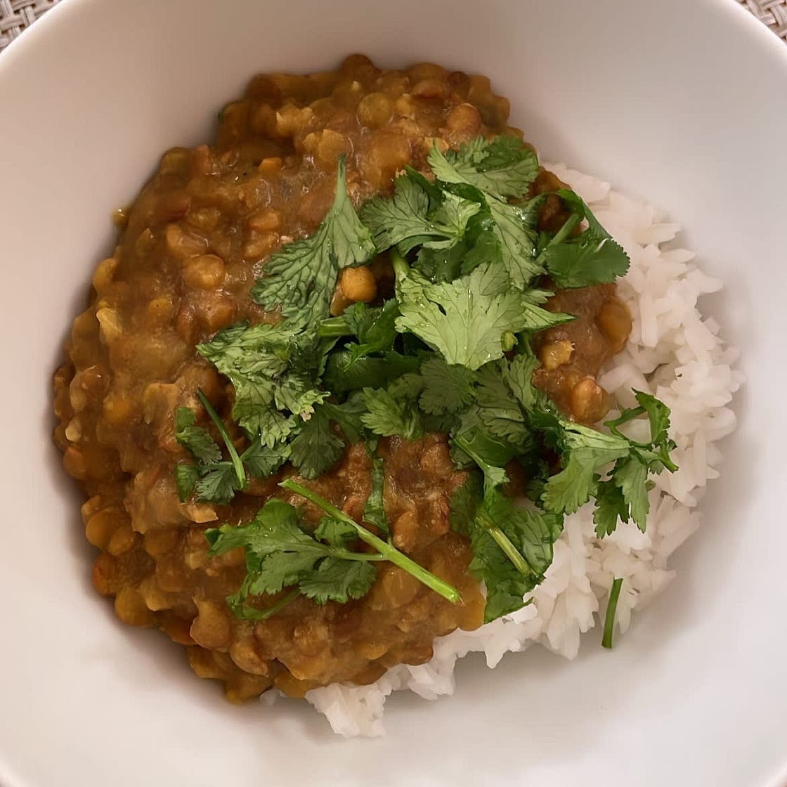 Instant Pot Lentil Curry
