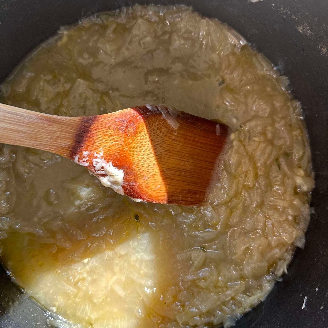 Onion Soup with Pecorino Toast