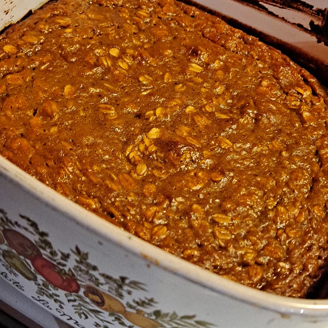 Baked pumpkin oatmeal