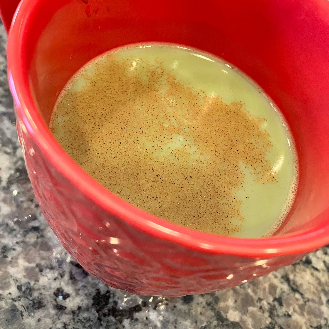 Cinnamon Matcha Latte