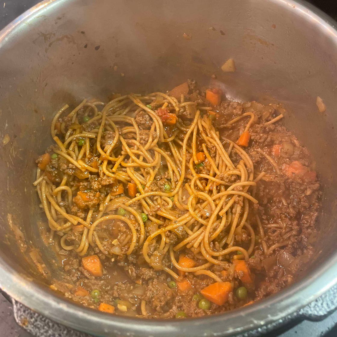 Instant pot ultimate all in one beef bolognaise