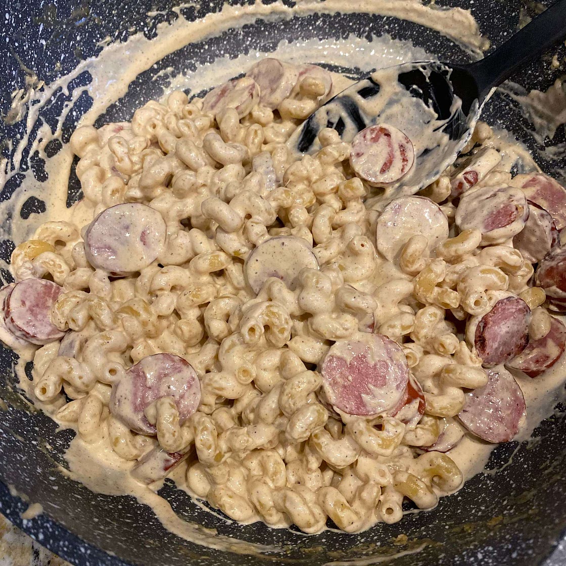 Smoked Sausage Cajun Alfredo