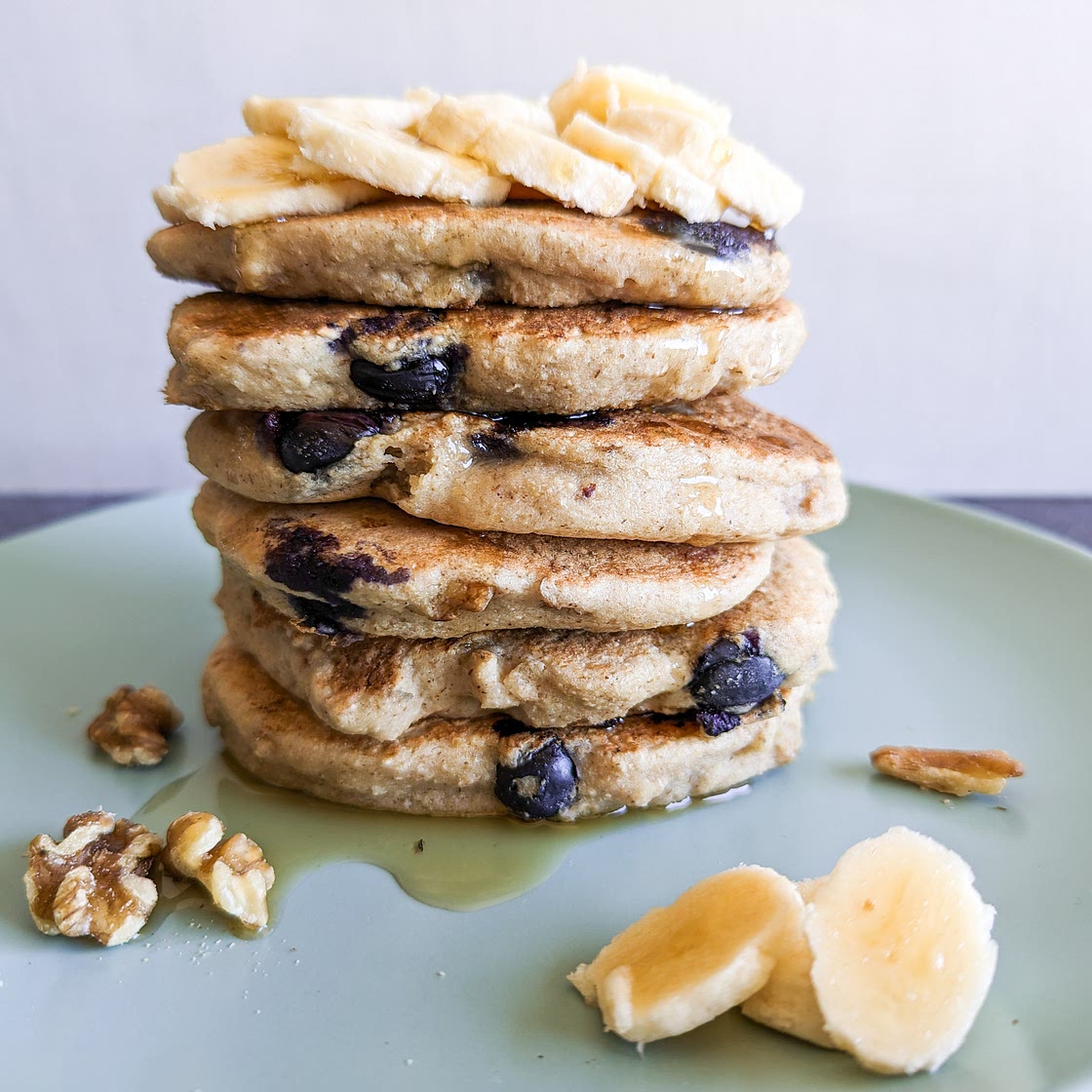 Blueberry Walnut Pancakes