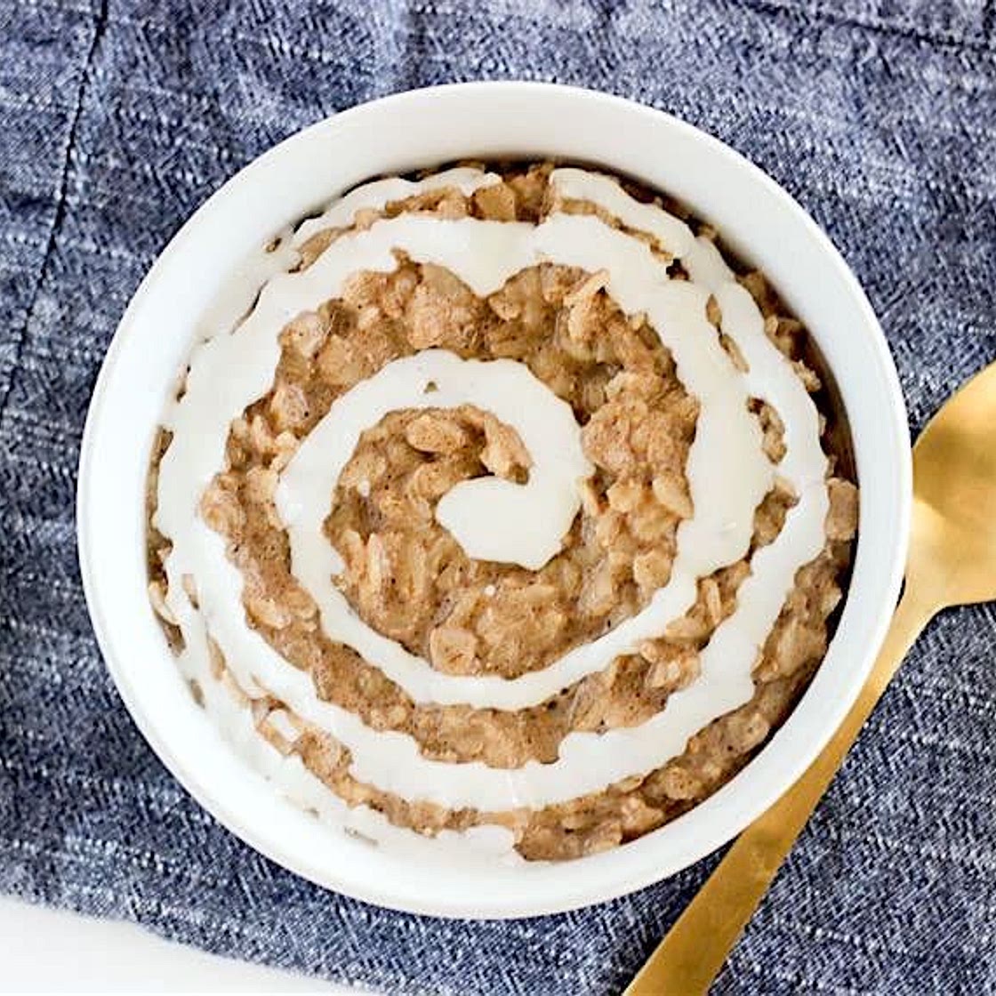 Overnight Oats- Cinnamon roll