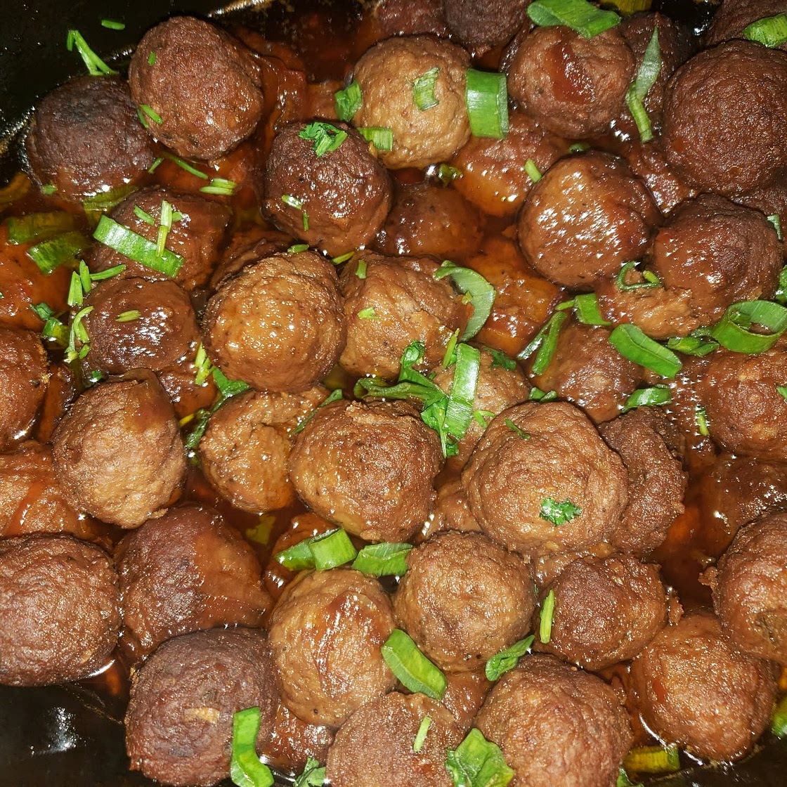 Crockpot Honey Garlic Meatballs