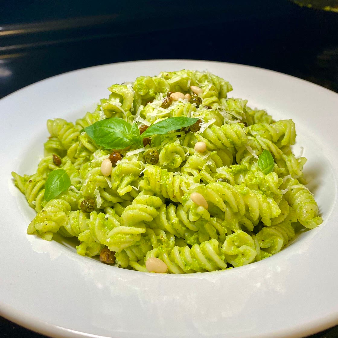 Roasted Pea Pesto