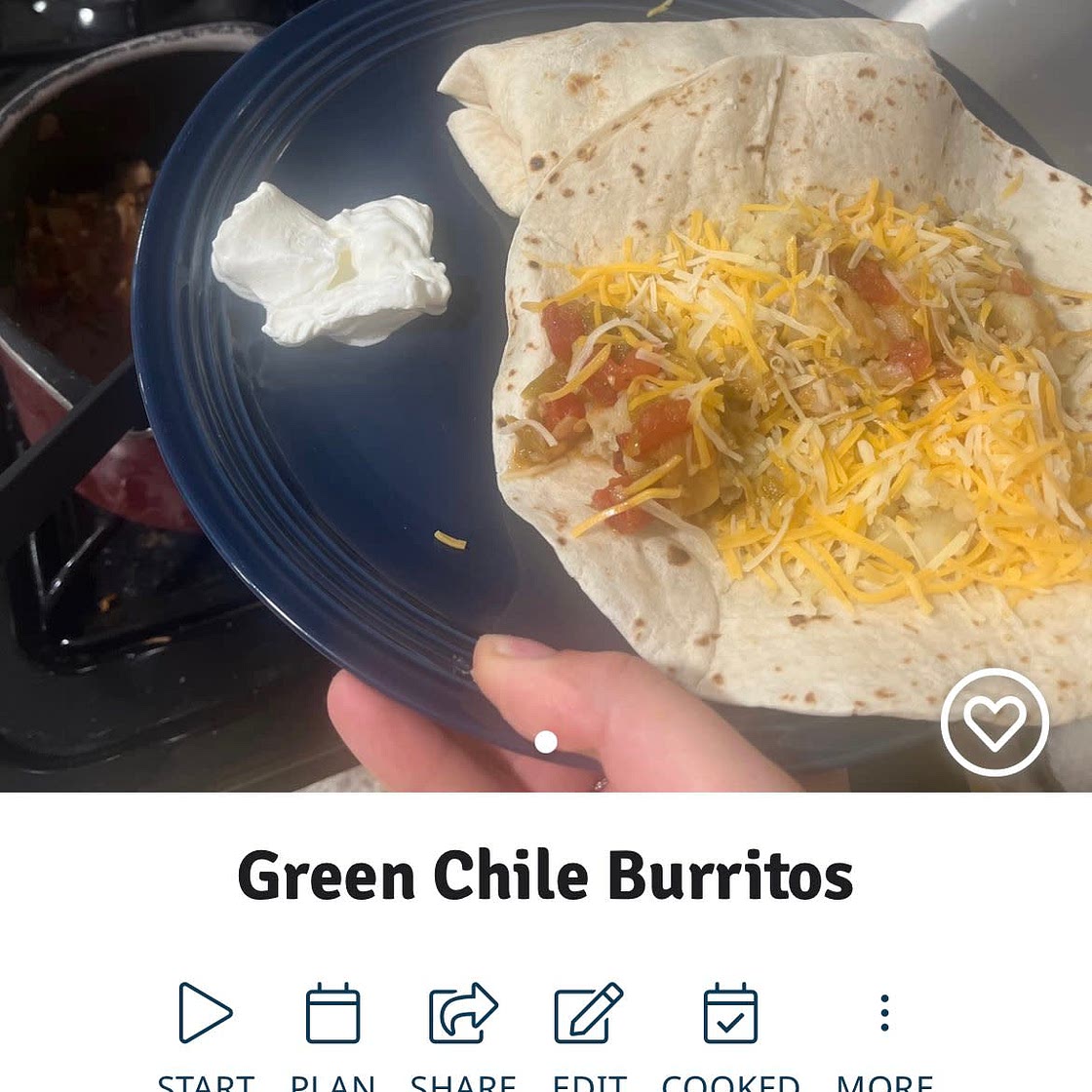 Green Chile Sauce Burritos