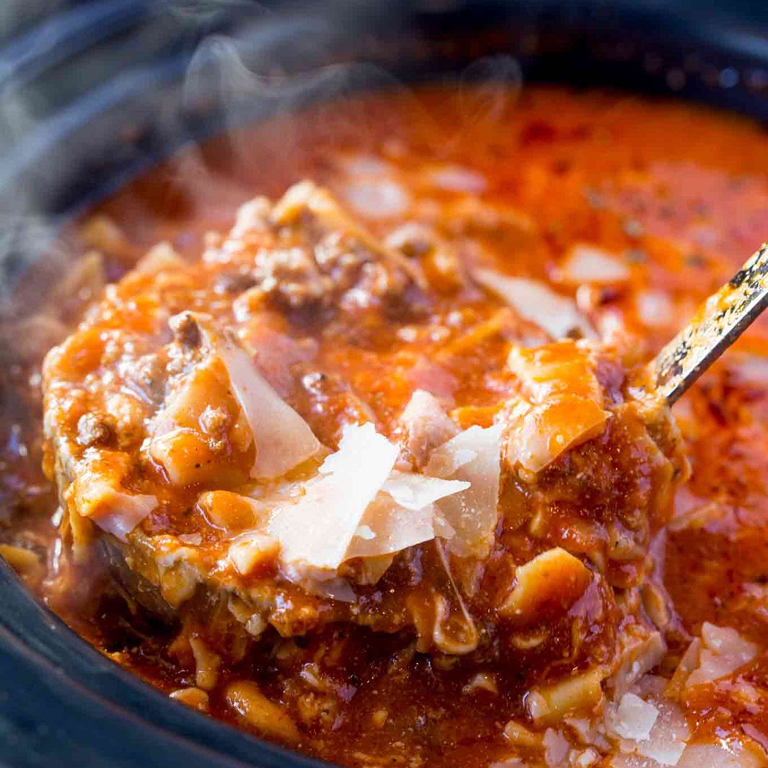 Slow Cooker Lasagna