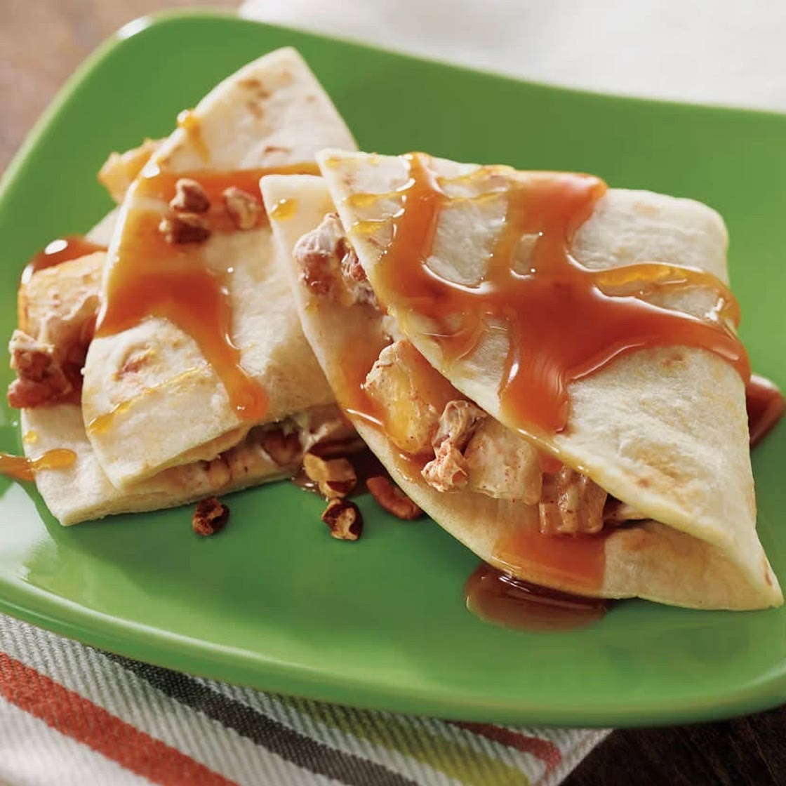 Caramel-Apple Quesadillas
