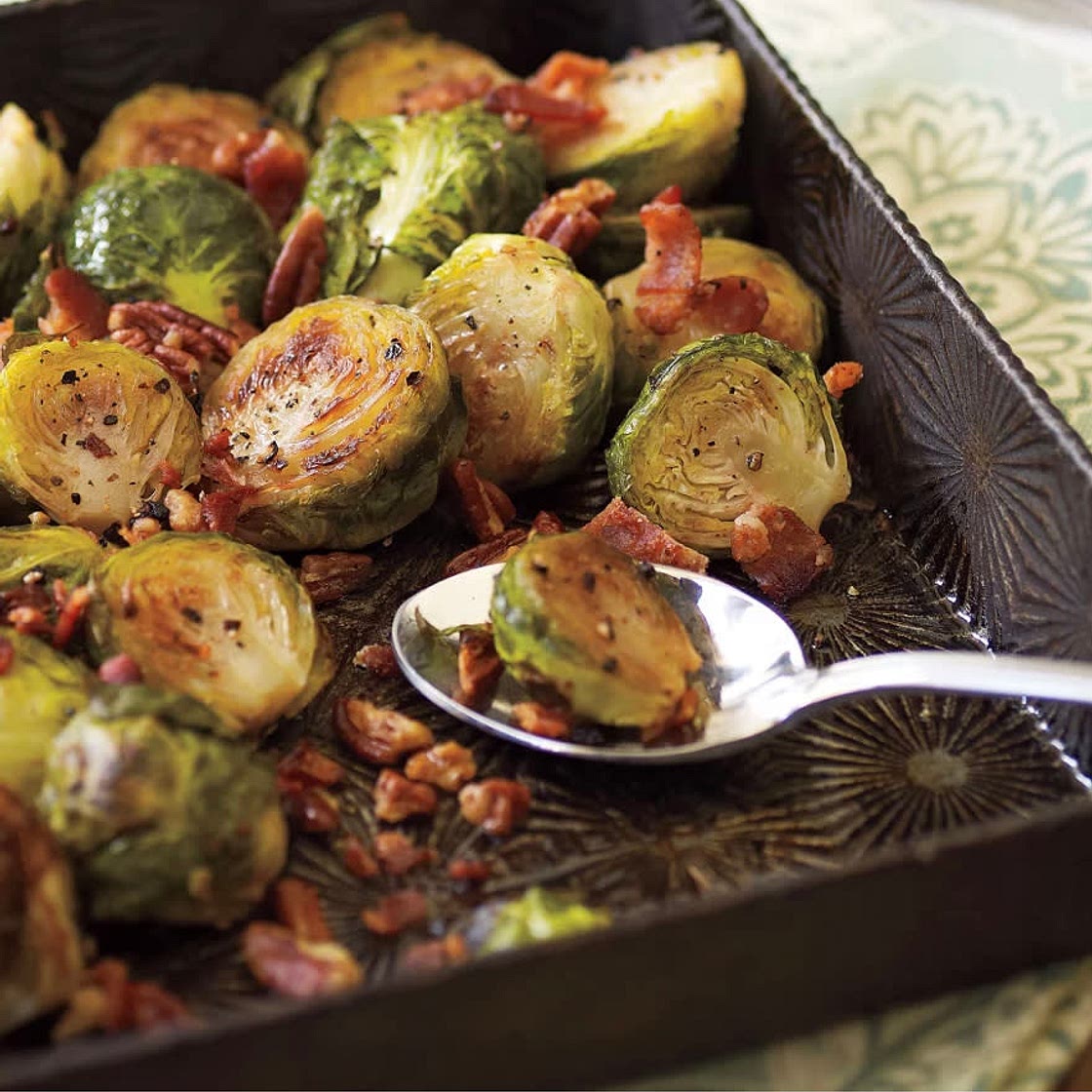 Bacon Glazed Brussels Sprouts