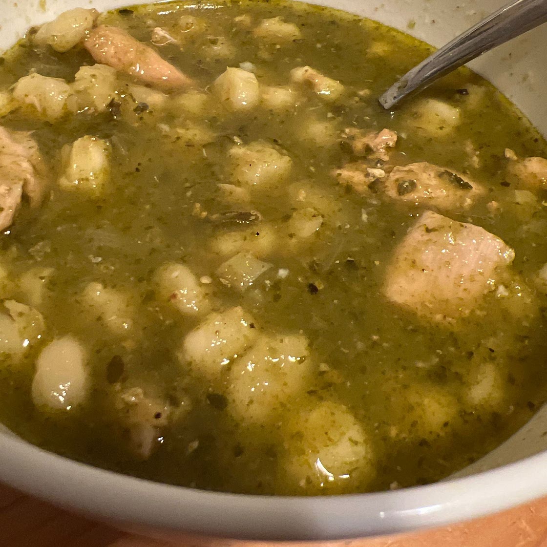 Instant Pot® Chicken Posole Verde