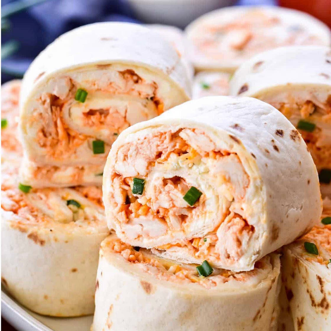 Buffalo Chicken Pin Wheels