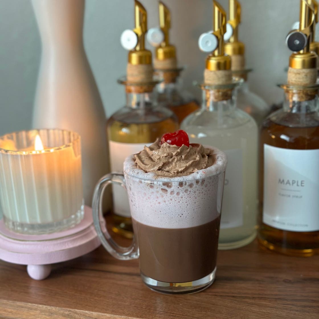 Cherry Chocolate Mocha Latte