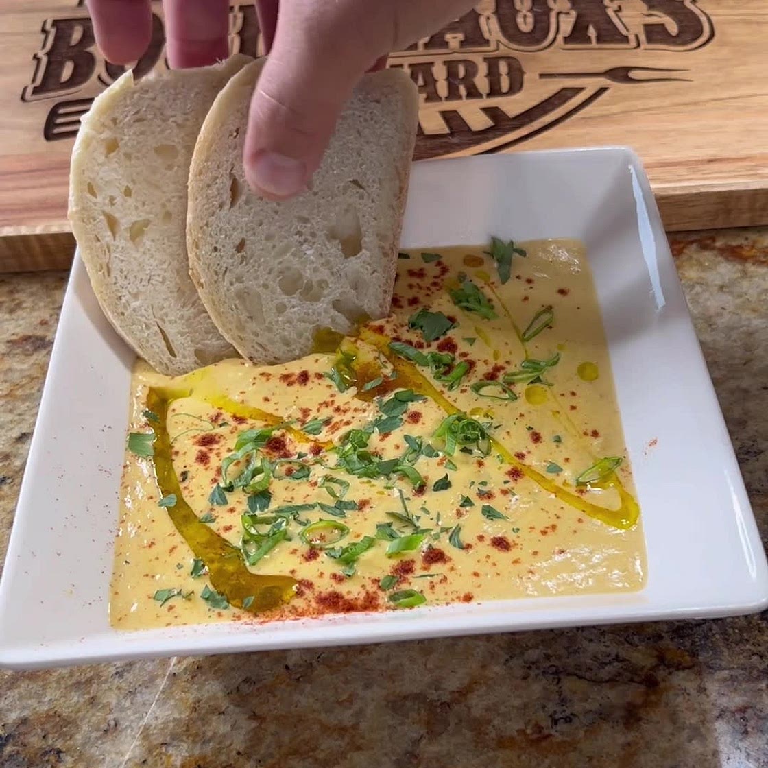 Butternut Squash Soup with Crab & Andouille